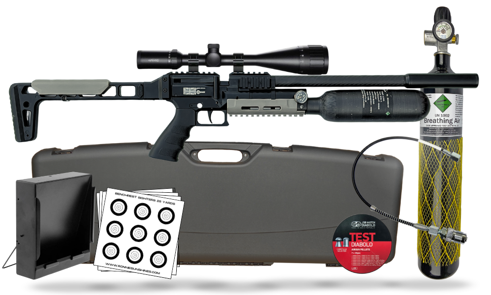 Snowpeak AP900 Carbon Premium Air Rifle Combo
