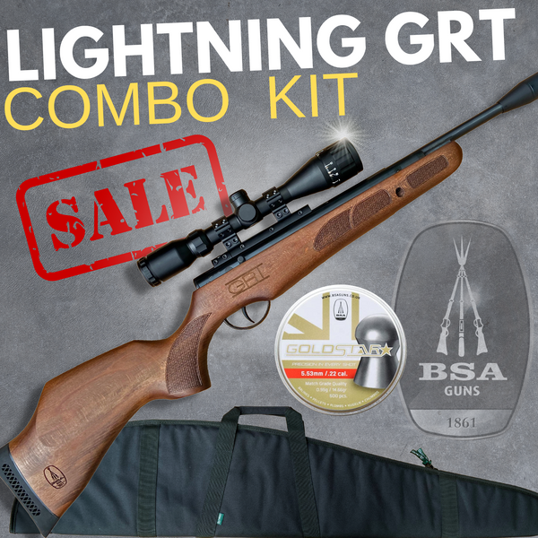 BSA Lightning GRT Air Rifle Combo Kit