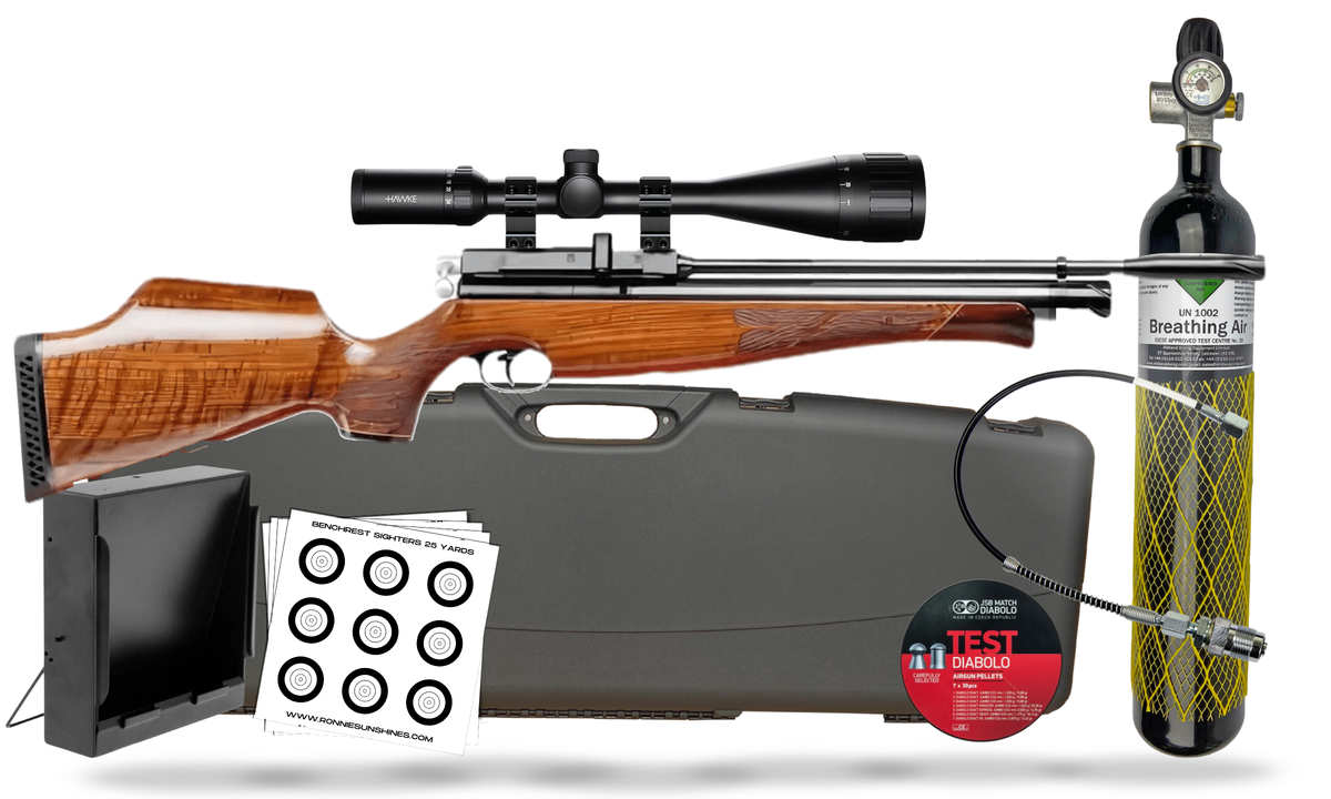 kit-premium Air Arms S410 Walnut Premium Combo