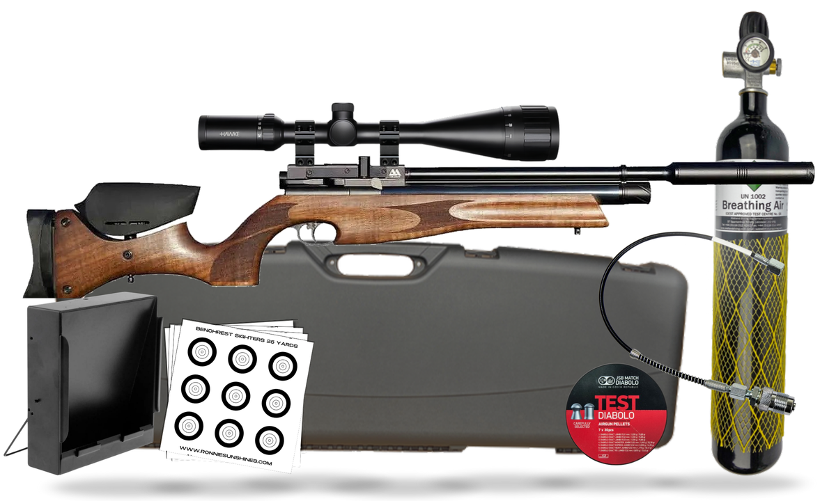 kit-premium Air Arms S510 Ultimate Sporter Walnut Premium Combo