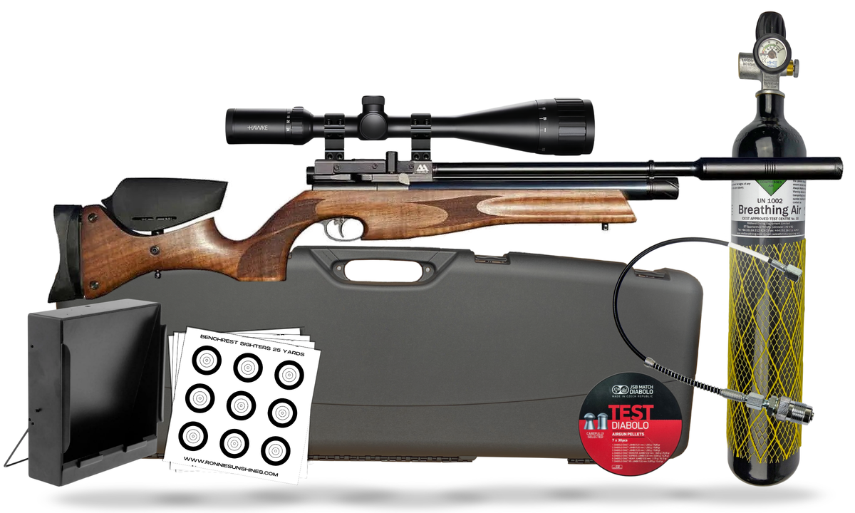 kit-premium Air Arms S510 Ultimate Sporter Walnut Premium Combo