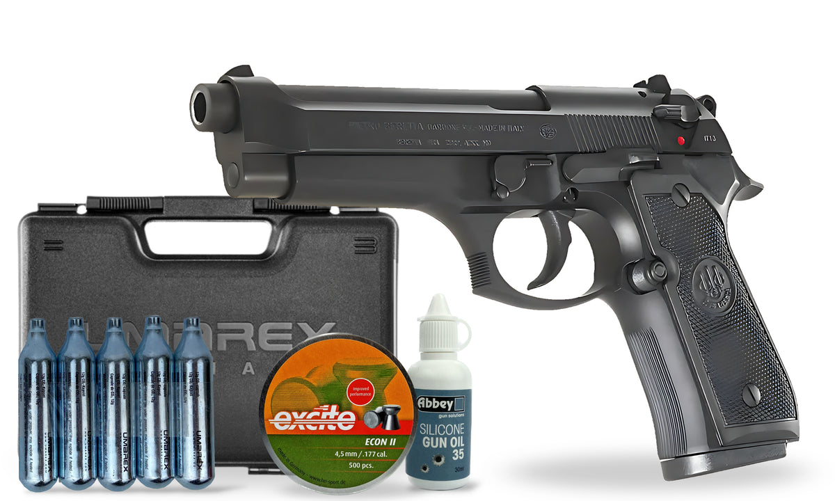 kit-premium Umarex Beretta M92 FS .177 Pellet Air Pistol Premium Combo
