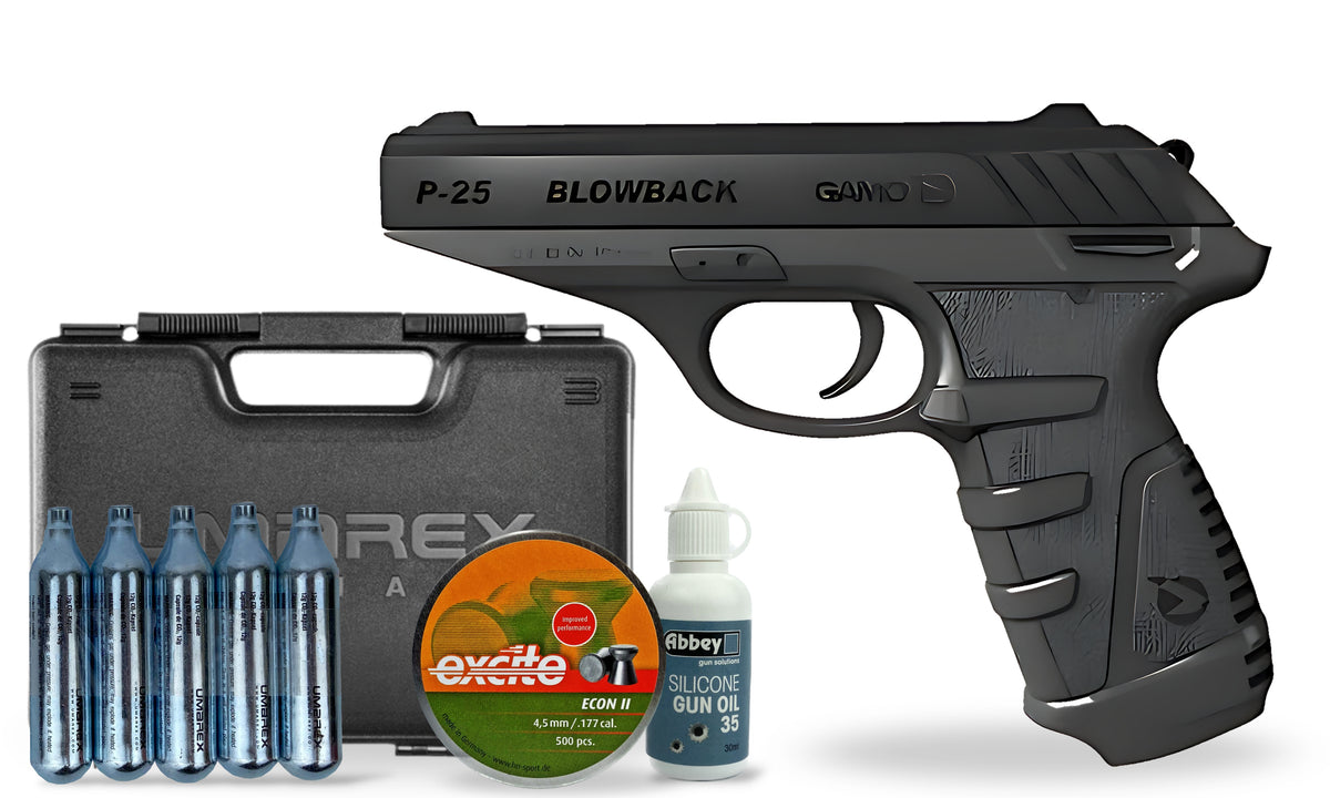 kit-premium Gamo PT-25 Air Pistol Premium Combo