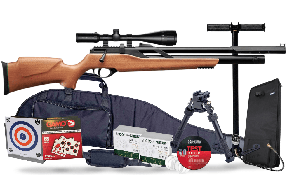 T - Rex Combo PCP Air Rifle Combo (Wood) - Ronnie Sunshines