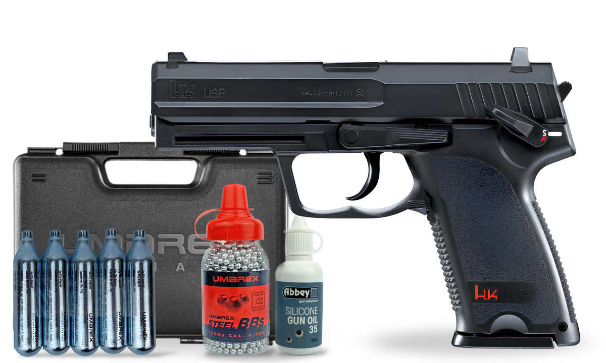 kit-premium H&K USP 4.5mm Air Pistol Premium Combo