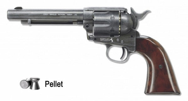 Umarex Colt Peacemaker (SAA) .177 pellet Air Pistol - Antique Finish