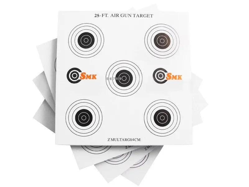 100 x 25ft Card Air Rifle Targets 14 x 14cm - Ronnie Sunshines