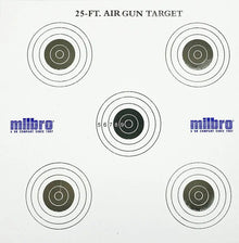 100 x 25ft Card Air Rifle Targets 17 x 17cm - Ronnie Sunshines