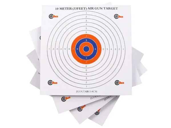 100 x 33ft Card Air Rifle Targets 14 x 14cm - Ronnie Sunshines