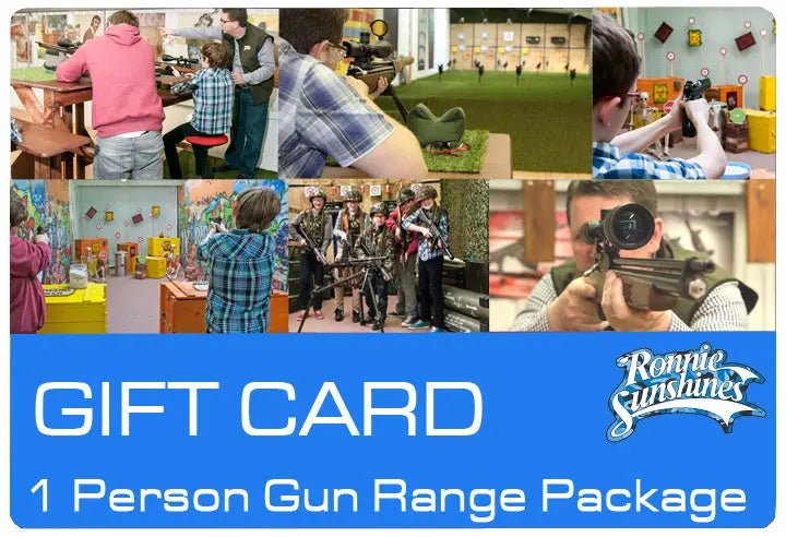 1hr Air Rifle or Air Pistol Range Gift Voucher - Ronnie Sunshines