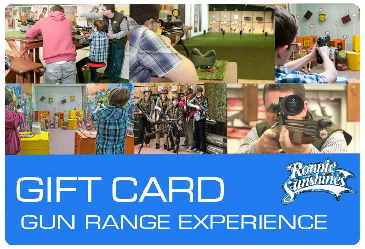 2hr Gun Range Experience - Voucher - Ronnie Sunshines