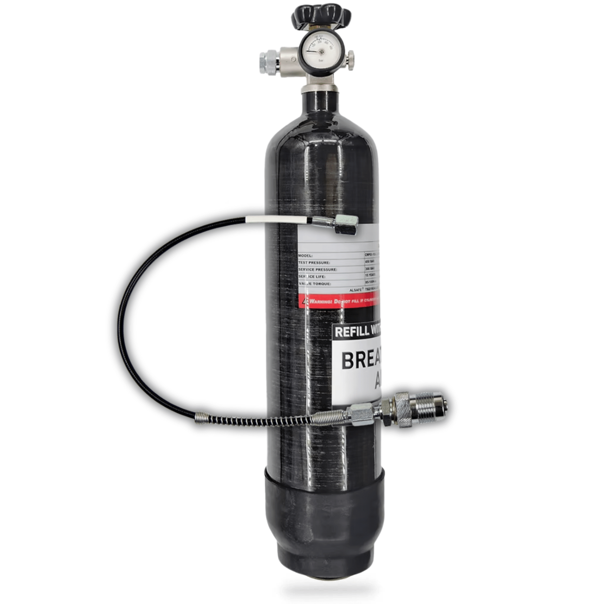 3 ltr Carbon Fibre Cylinder Bottle - Ronnie Sunshines