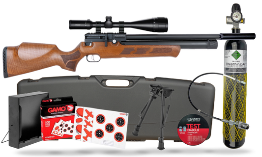 Puncher K Air Rifle Combo (Walnut) - Ronnie Sunshines