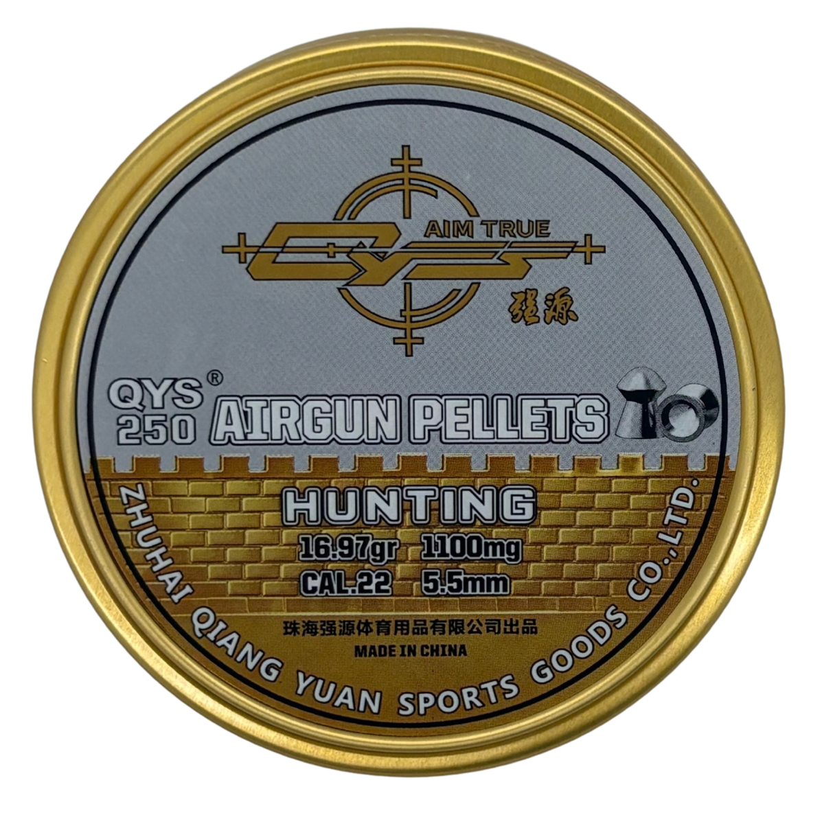 QYS .22 Air Rifle Pellets