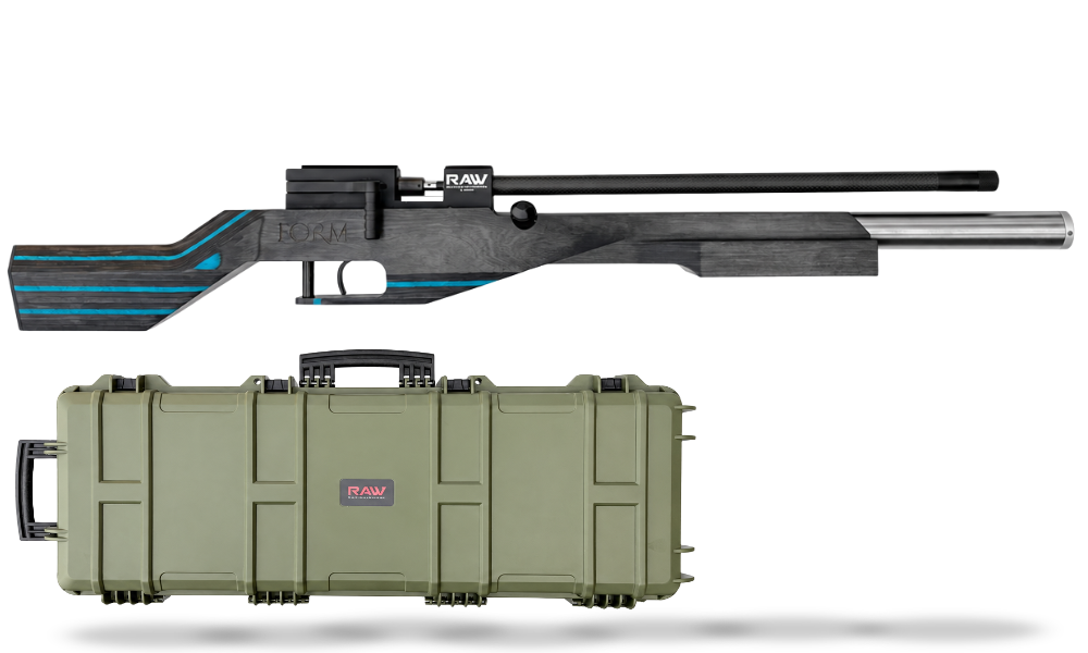 Raw TM1000 WorldBenchrest Rifle (Blue Laminate)