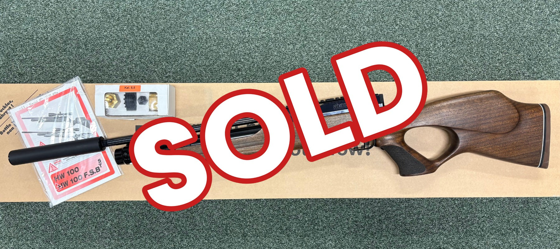 Pre-Owned Weihrauch HW100 T .22 - SOLD