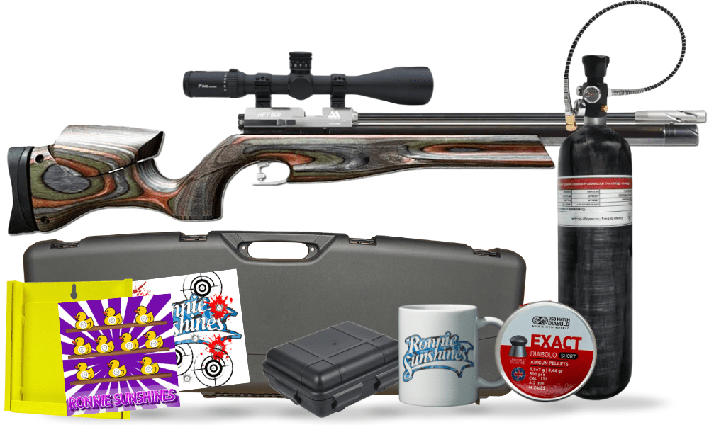 Air Arms HFT 500 Air Rifle Combo - Ronnie Sunshines