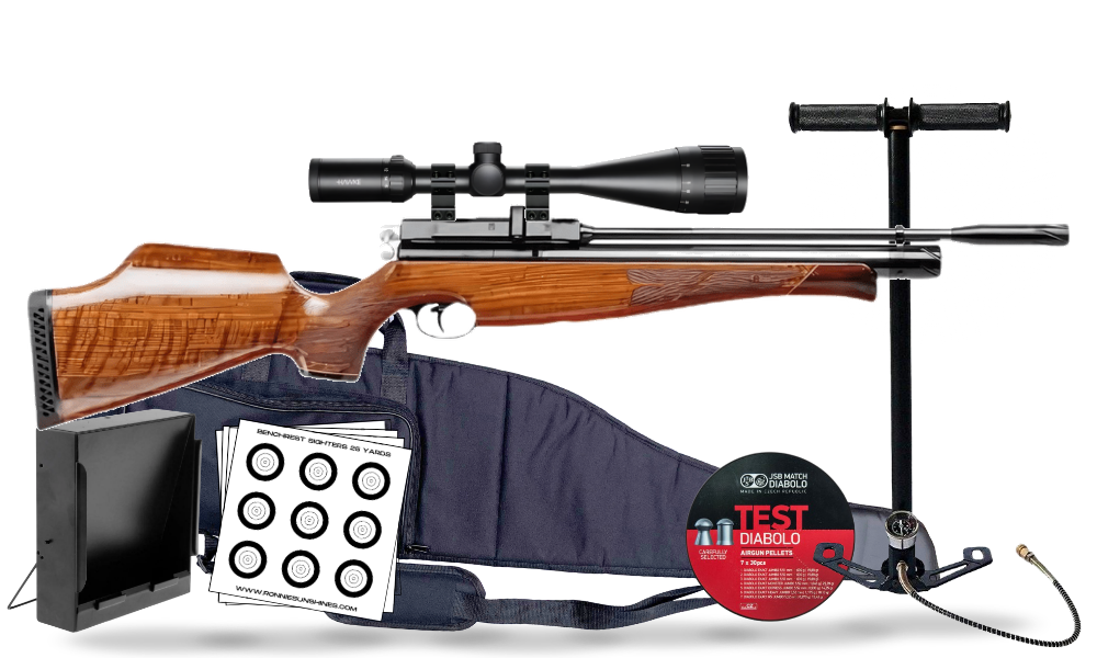 kit-standard Air Arms S410 Walnut Standard Combo