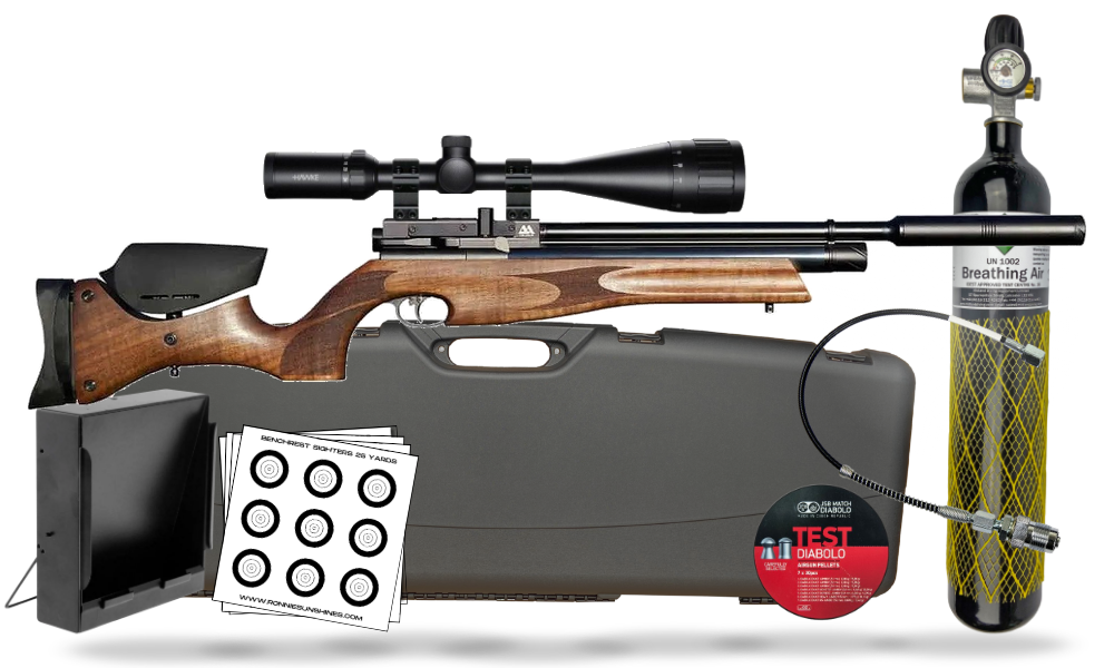 kit-premium Air Arms S510 Ultimate Sporter Walnut Premium Combo