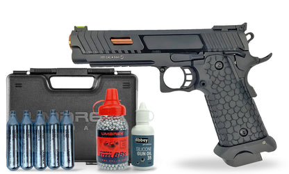 kit-premium Baba Yaga Hi-Capa Blowback Pistol John Wick Premium Combo