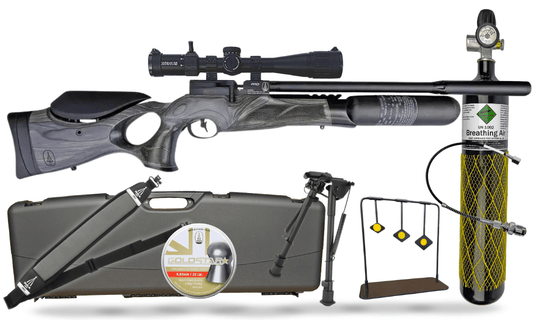 BSA R12 CLX Pro Air Rifle Combo (Black Pepper) - Ronnie Sunshines