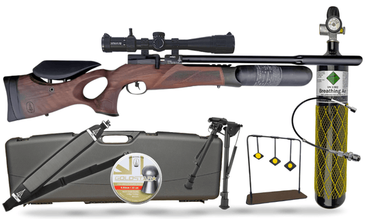 BSA R12 CLX Pro Air Rifle Combo (Walnut) - Ronnie Sunshines