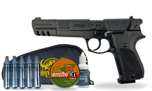 kit-standard Walther CP88 Competition Black 6in Pellet Air Pistol Standard Combo