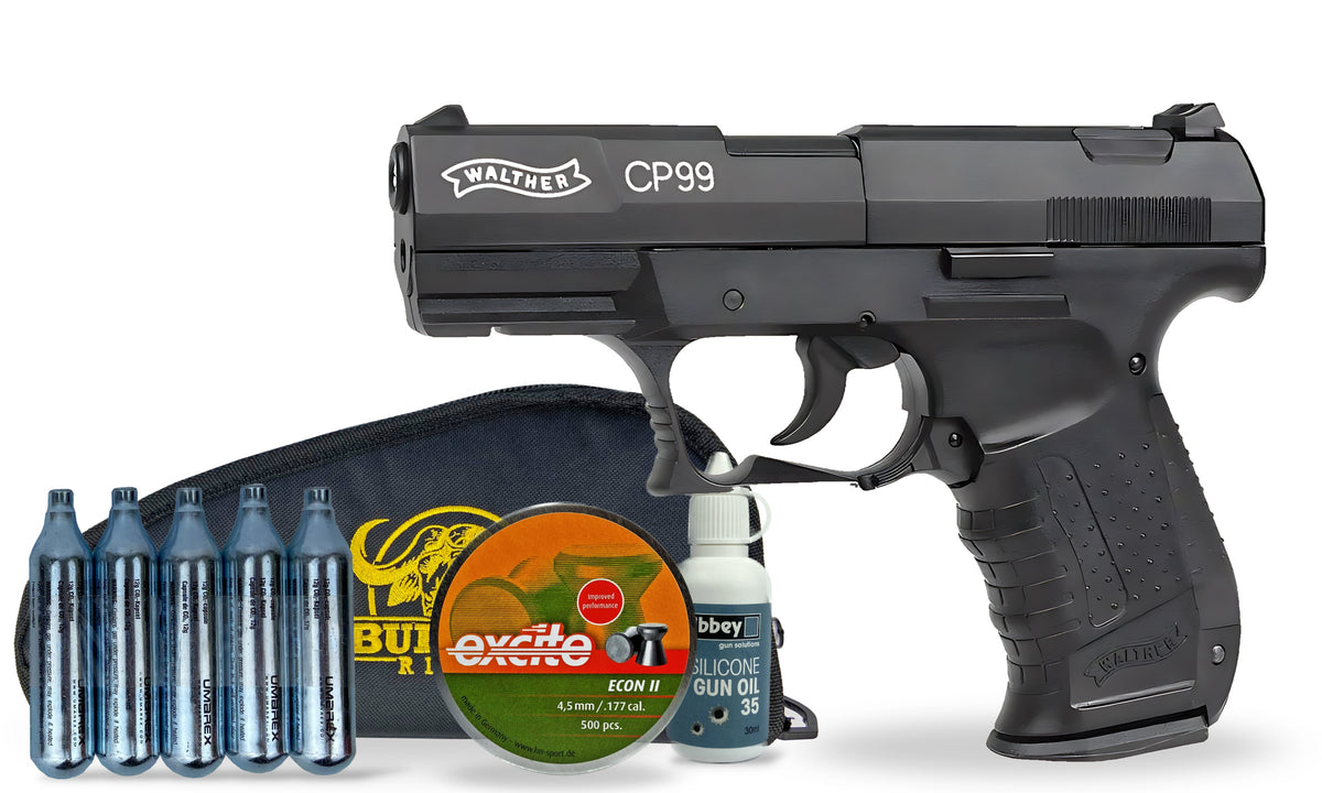 kit-standard Umarex Walther CP99 .177 Pellet Air Pistol Standard Combo