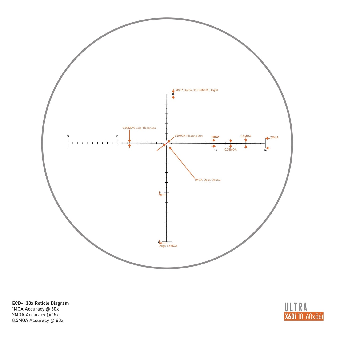Falcon X60i Ultra Rifle Scope - Ronnie Sunshines