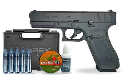 kit-premium Glock 17 Gen 5 .177 Pellet Pistol Premium Combo