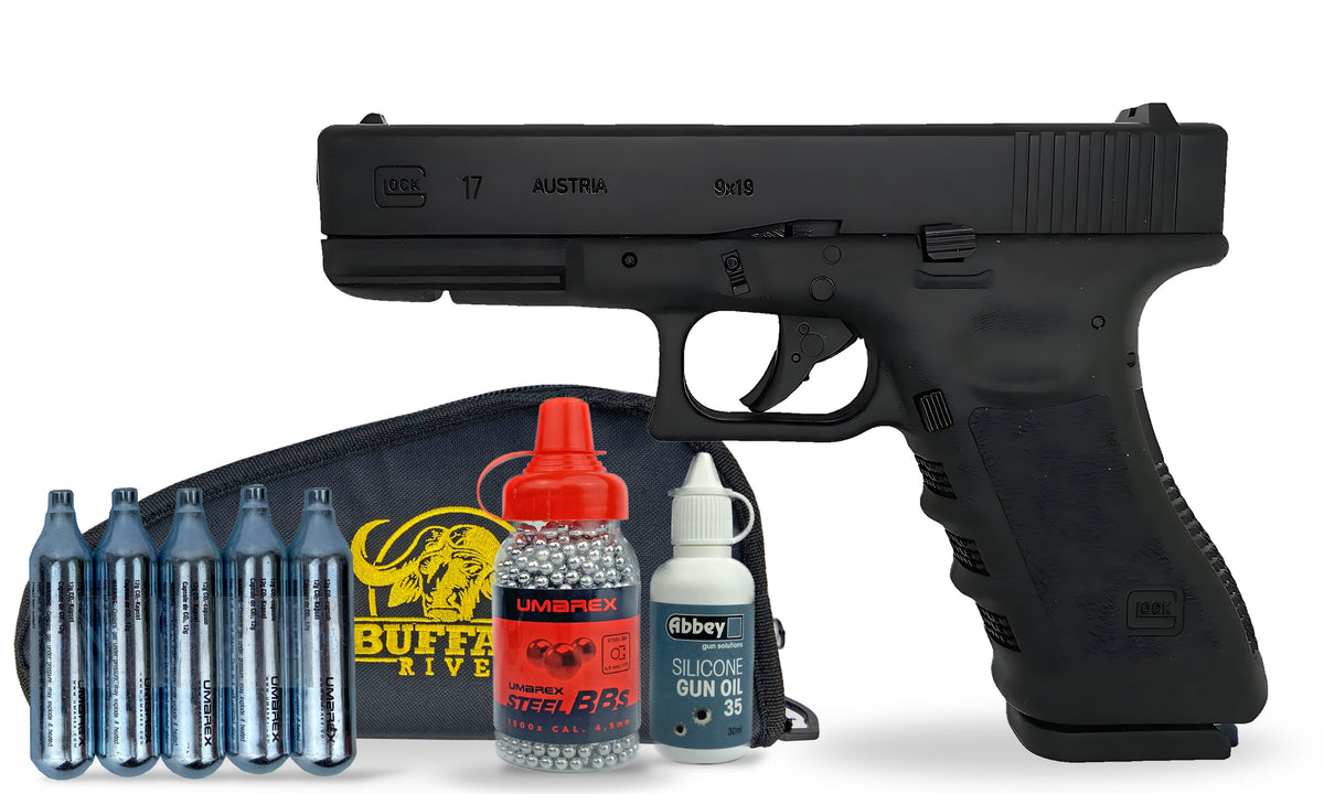 kit-standard Umarex Glock 17 4.5mm CO2 Pistol Standard Combo