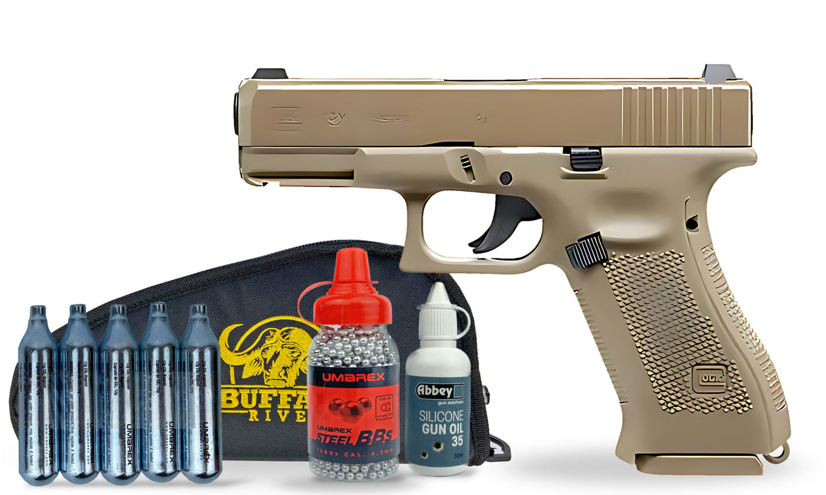 kit-standard Glock 19 X 4.5mm CO2 Air Pistol Standard Combo