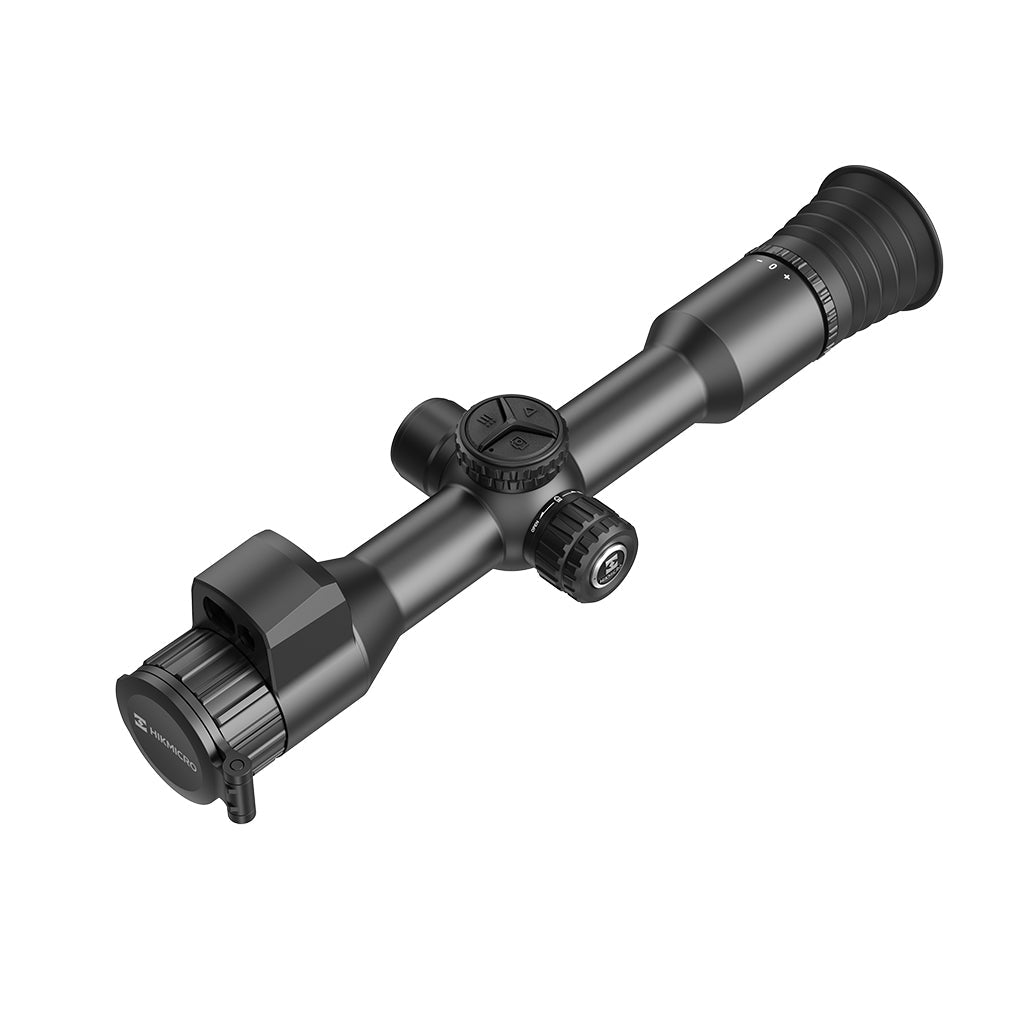 HIKMICRO Alpex 4K Lite LRF A40EL top view with laser rangefinder