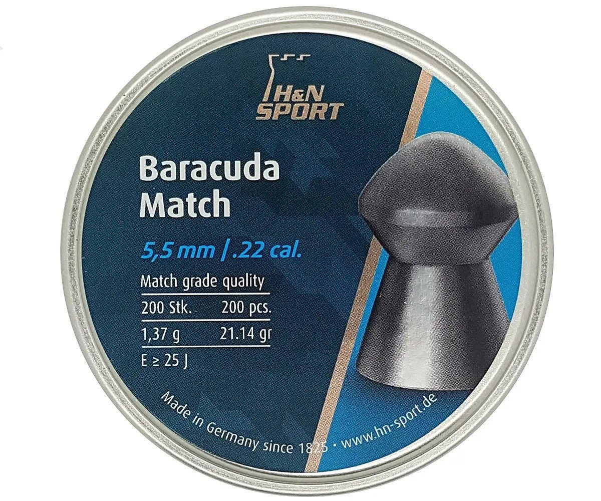 H&N Baracuda Match .22 Pellets - Ronnie Sunshines