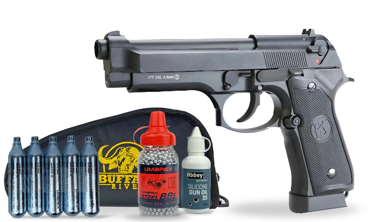 kit-standard Krown Land KL-92 4.5mm BB Air Pistol Standard Combo