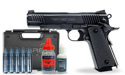 kit-premium Umarex Colt M45 CQBP 4.5mm BB Air Pistol Premium Combo