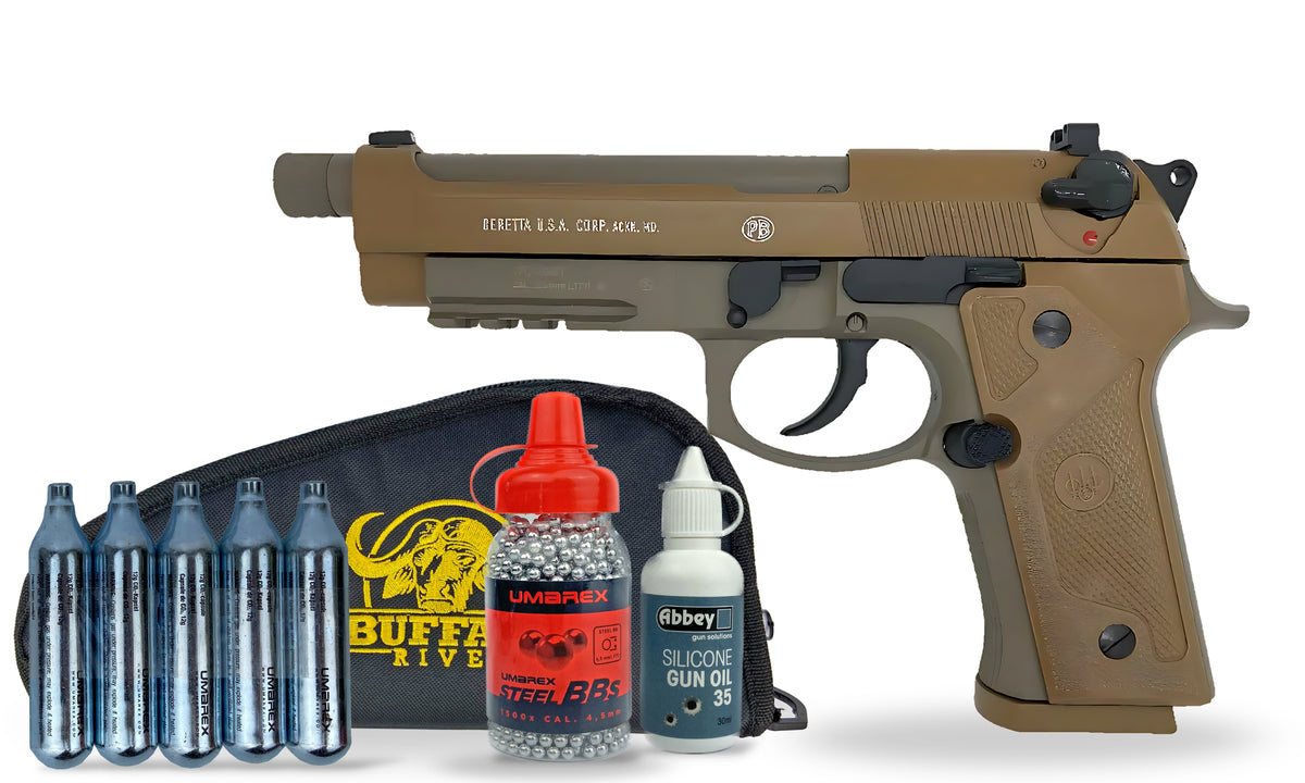 kit-standard Beretta M9 A3 FDE 4.5mm BB Air Pistol Standard Combo