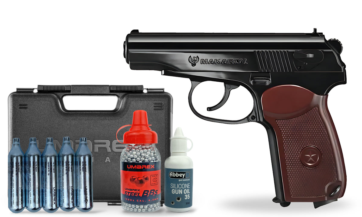 kit-premium Legend Makarov 4.5 mm CO2 Air Pistol Premium Combo