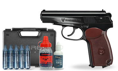 kit-premium Legend Makarov 4.5 mm CO2 Air Pistol Premium Combo