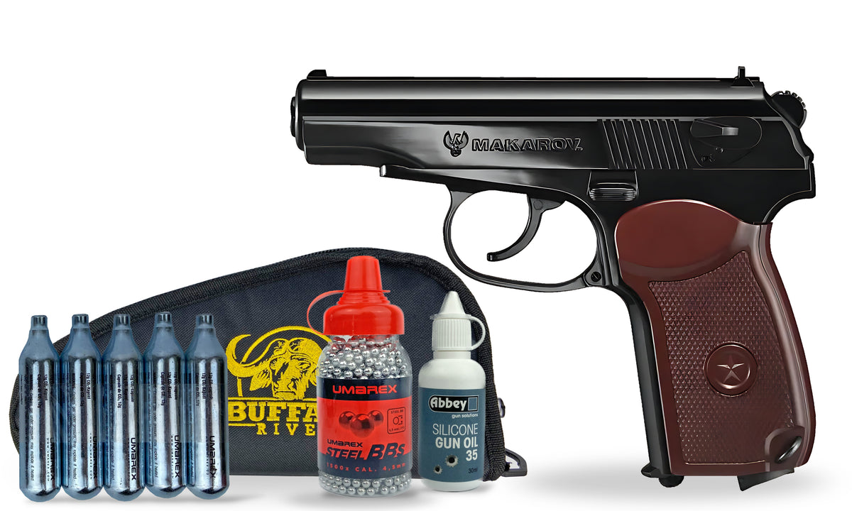 kit-standard Legend Makarov 4.5 mm CO2 Air Pistol Standard Combo