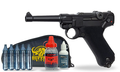 kit-standard Umarex Legends P08 Luger 4.5mm BB Air Pistol Standard Combo