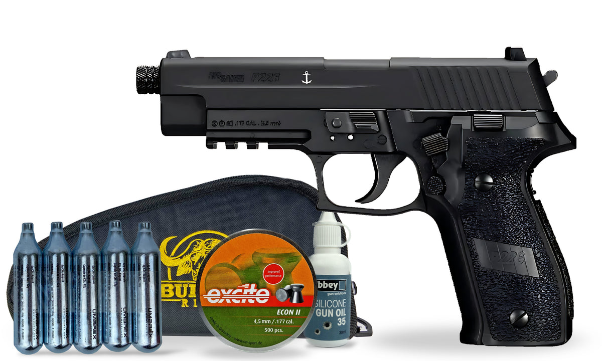 kit-standard Sig P226 CO2 Air Pistol .177 Standard Combo
