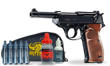 kit-standard Umarex Walther P38 CO2 BB Air Pistol Standard Combo