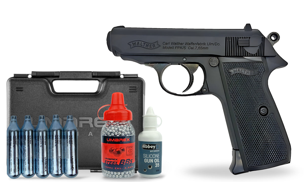 kit-premium Walther PPKs 4.5mm Air Pistol Premium Combo
