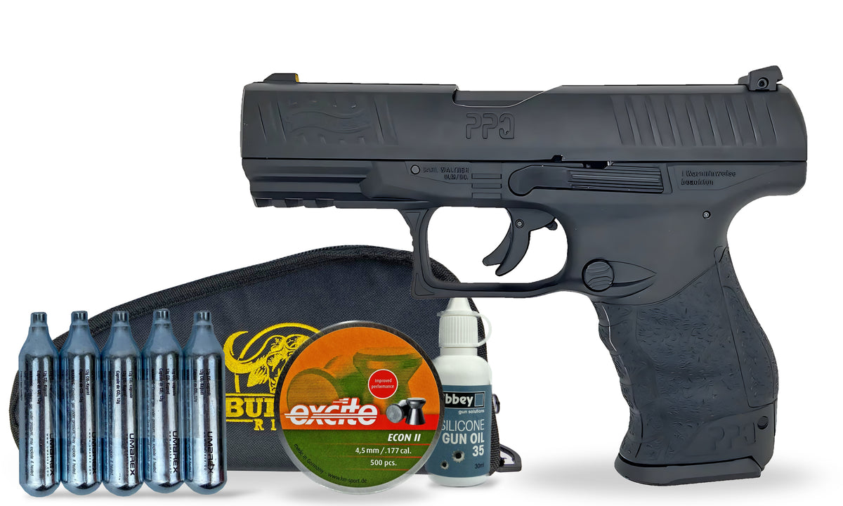 kit-standard Walther PPQ M2 .177 Pellet Pistol Standard Combo