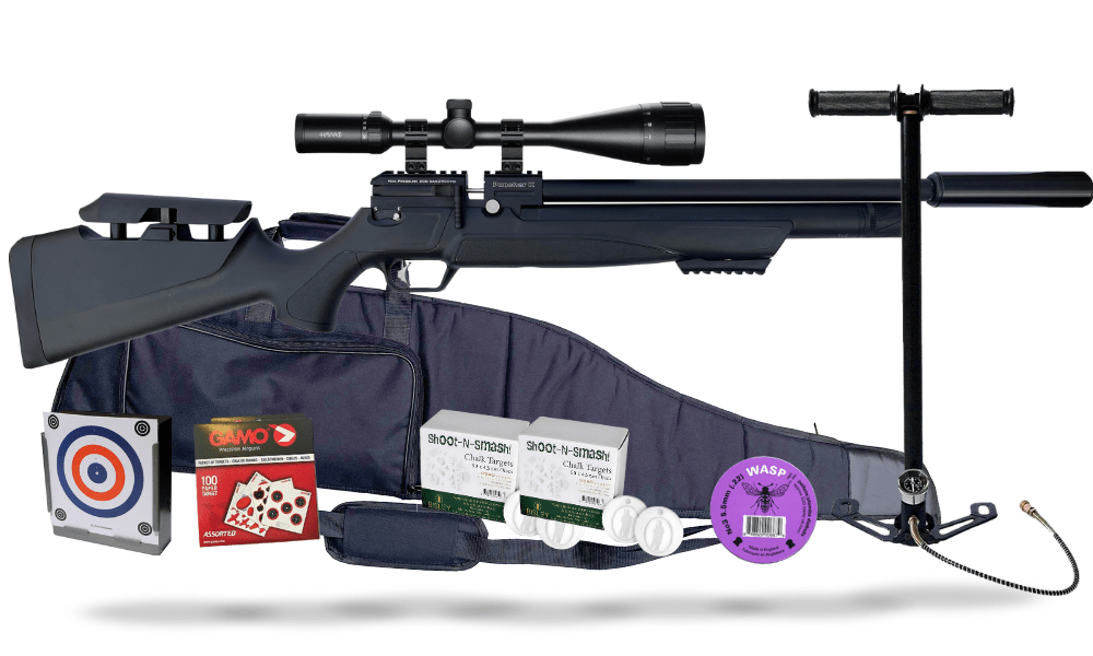Puncher K Air Rifle Combo (Black) - Ronnie Sunshines