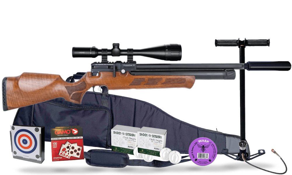 Puncher K Air Rifle Combo (Walnut) - Ronnie Sunshines