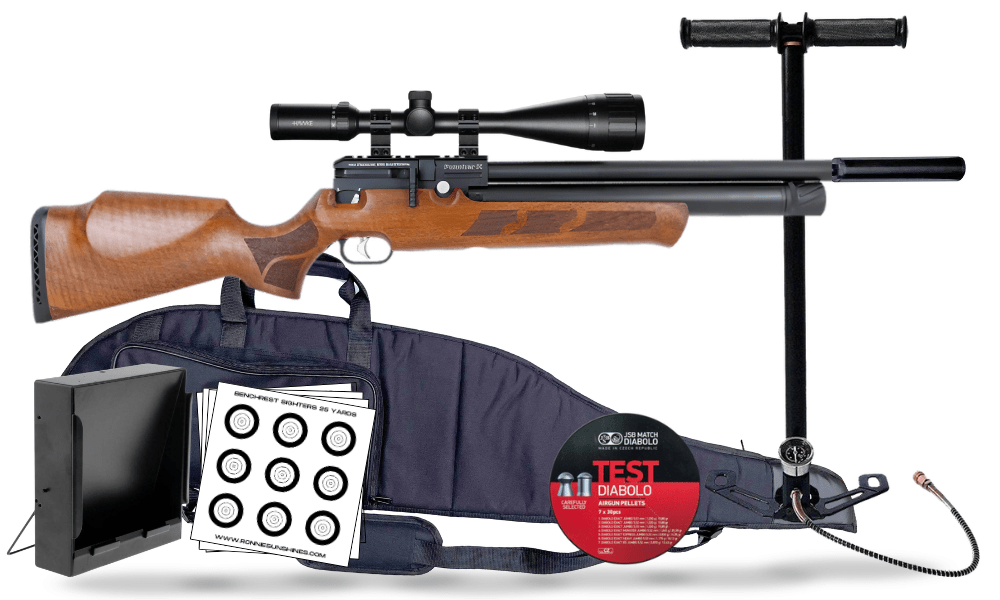 Puncher K Air Rifle Combo (Walnut) - Ronnie Sunshines