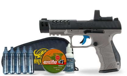 kit-standard Walther Q5 Match 5" C02 Pellet Air Pistol Standard Combo