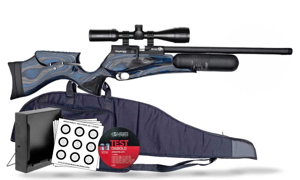 kit-lite Daystate Red Wolf Hi-Lite Blue Laminate .177 Lite Combo